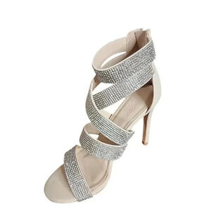 Charlotte Russe Rhinestone strappy heels.  Size 6